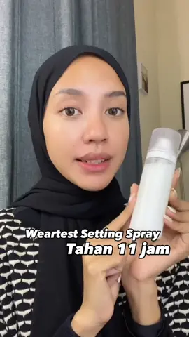 Weartest Setting spray lokal bisa seaman itu dipakw berjam jam🥺😩 @Sea Makeup  #settingspray #weartest 