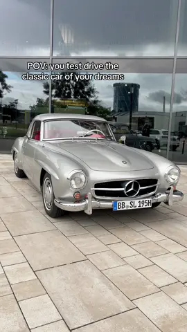 POV: you test drive the classic car of your dreams #mercedes #classiccar #cars 