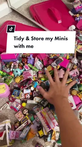 Sort out & pack away my minis with me 🤩 #fyp #gemmasummeropens #minithings #ministoragebox #tinylittlethings #toystorageideas #toystorage #tidywithme #minibrands #disneydoorables #miniaturethings 