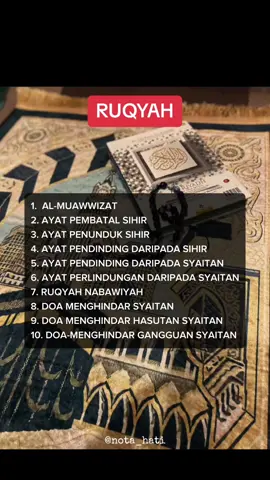 Ruqyah diri #semogabermanfaat #ruqyah #pelindungdiri #ganguanjiwa #penenanghati #kongsikebaikan #xyzbca #dakwahislam #longervideos #islamic_video #anxiety #depression #makhlukhalus #fyp #foryou #fypシ #islamicreminder 