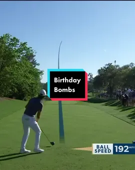 It’s my birthday, here are some bombs 🤝💪🏼 @PGATOUR 