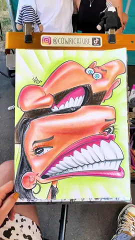 🎨😄 When your drawing turns out better than expected! Feeling like a true art wizard! 🧙‍♂️✨ #cowricature #caricatura #unexpectedmasterpiece #arthumor #tiktoklaughs #proudartistmoment 