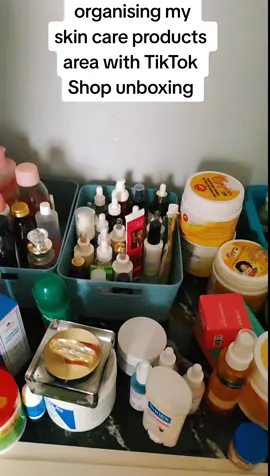 #tiktok unboxing Summer Sales product #skincare #makeup and kitchen cupboards #organize 