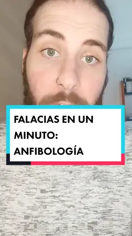 Falacia de anfibología #falacias #falaciasenunminuto #anfibologia #logica #argumentacion #filosofia #falaciaslogicas #falaciasargumentativas 