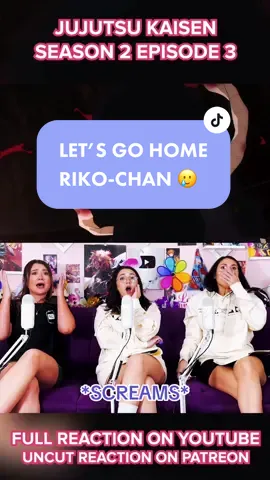 ☹️ | Link for YouTube & Patreon in Bio | #jujutsukaisen #jjk #jujutsukaisenseason2 #jjks2 #reaction #reactors #girlsreaction #anime #animereaction #animetiktok #animefyp #animefypシ #fyp #fypシ #geto #getosuguru #sugurugeto #riko #rikoamanai #jjks2ep3