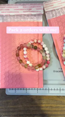 Thank you so much for the support will be adding more bracelets soon! Stay tune for more!!!! #packingorderswithme📦 #rayandreni #beadedbracelets🌸 #braceletlovers💕 #diycraft #makingabraceleteverday #clickinmybio #packaginorders #loveyouall❤️🤩🙈 #thankyouforthesupportandlove 
