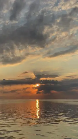 Good morning☀️ #sunrise #pantaivibes #aesthetic #sunrisevibes 