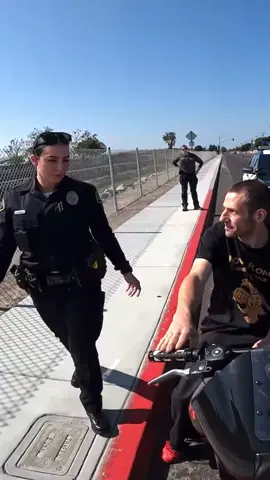 She let him off the hook 😳 part 1 #fyp #cops #girlcops #hbpd #girls #viral #police #girlpolice #longervideos 