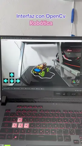 Interfaz con OpenCv para robotica 🎮🦾 #developer #python #programming #programmer #parati #foryou #fypシ #robotics 