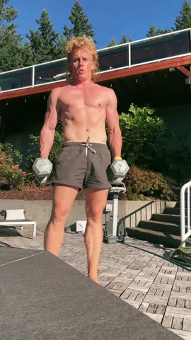 60lb pool plunge for no reason #fypage #goggins 