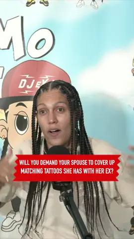 Will You Demand  Your Spouse To Cover Up Matching Tattoos She Has With Her Ex? 👀 #BossBrittxDJeXeL #Lesbians #GayTalkShow #Lgbtq #lgbtshow #lgbtviral #lesbiantiktok #fyp #matchingtattoos #lgbtfyp 