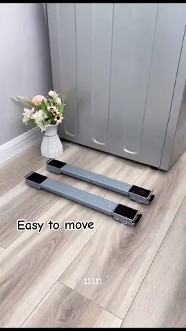 New Wheels+Brake Anti-Rust Washing Machine Mover Dryer Stand Heavy Duty 500 KG Movable Base Troli Trolley Rack #easytomove #furnituremover #moveroller #householditems #trolleyrack #heavyduty #11311 #goodthing #washingmachine #mover #tiktokshop 