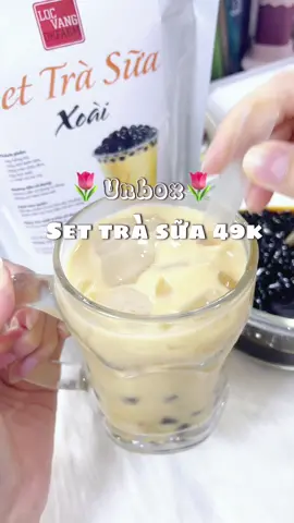 Unbox set trà sữa chỉ 49k nấu được 15ly 🧋#settrasua #trasua #trasuatranchau #trasuaolong #trasuanhalam #nauancungtiktok #setnguyenlieutrasua #trasualocvang #viral #fyp #xuhuong #thaothichriviu #trending #anvat #doanvat 