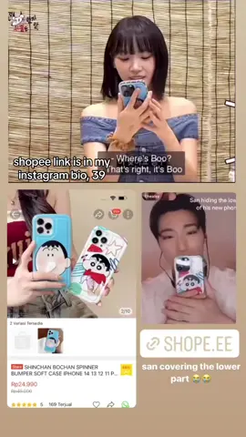 #shopee #shopeeindonesia #shincan #crayonshinchan #chaewon #lesserafim #san #ateez #bouncy #evepsycheandthebluebeardswife #aesthetic #casing #case #foryou 
