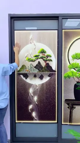 Tranh dán tường 3D trang trí phòng khách, dán cửa #tranhdantuong3d #xuhuong #xuhuongtiktok 