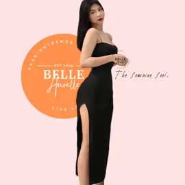 Belle Aurelle Zaria Strappy Slit Dress for women on sale ₱87.76 #dress #sexydress  #fittedress  #lazada  #nasalazadayan  #murangdress  #affordabledress  #lazadahaul 