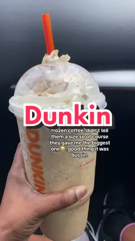 #dunkin #dunkindonuts #butterpecanfrozencoffee #goodmorning #coffeerun