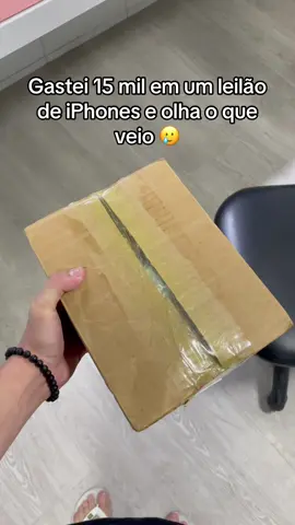 Duvido acertar quanto lucrei 🤑 #iphone #leilao 