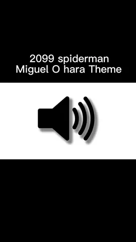 2099 spiderman Miguel O hara Theme Sound Effect #fyp #fy #soundeffect #2099spiderman #themesong #sound #viral #tiktok
