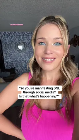 shout-out to my delulu girlies ✨✨✨ but fr fr ya gotta be to manifest some big sh*t - at least at first 🤠💖🎉 whatever your goal is… KEEP. GOING. #delulu #saturdaynightlive #manifesting #reneerapp #manifesttok #snl #comedy #fyp 