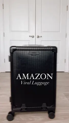 Amazon viral luggage that is amazing indeed!! Mine os the size 20” #amazontravelmusthave #amazonluggage #airportessentials #ltktravelstyle 