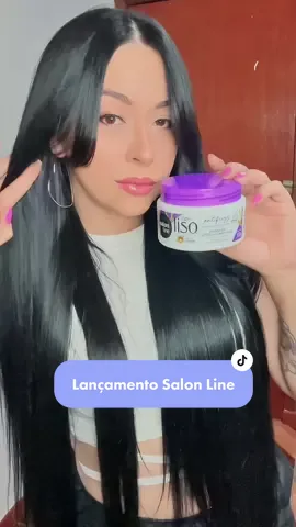 LANÇAMENTO SALON LINE! Máscara da linha Meu Liso Antifrizz 💜✨ #salonline 