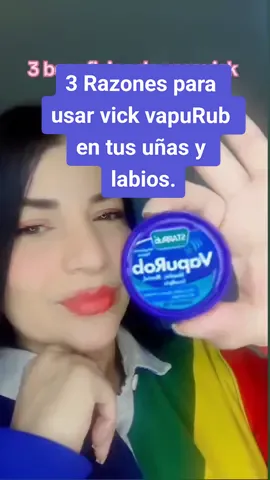 beneficios de usar vick vaporub #vickbaporub #dolordecabeza #tips #hongosenlasuñas #tipsdebelleza #tipscaseros 