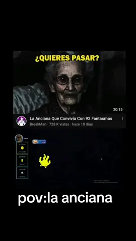 la anciana toda una fachera XDD