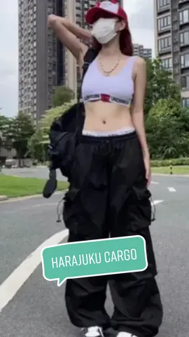 celana kasual harajuku kargo #cargowanita #celanawanita #casualstyle #koreanstyle #outfitideas #ootdfashion 