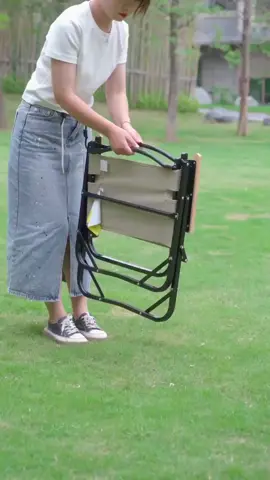Folding chair with armrests is easy to use both indoors and outdoors #travel #camping #nature #campingchair 