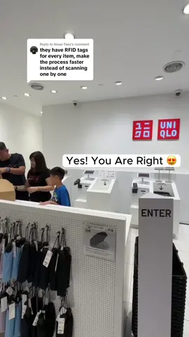 Replying to @Anuar Faez  RFID Best Invention In Uniqlo. #uniqlo #uniqlomy #uniqlohack #uniqlolifewear #fyp 