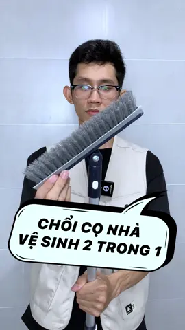 Chổi cọ nhà vệ sinh 2 trong 1 #LearnOnTikTok #hoccungtiktok #dehungthu #review #giadungtienich #reviewcuocsong #choiconhavesinh 