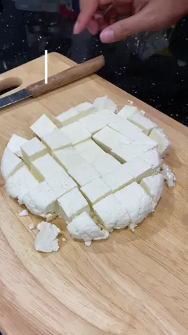 ทำชีสอินเดียเก็บไว้ทำแกง #paneer #indiancheese #homecooking 