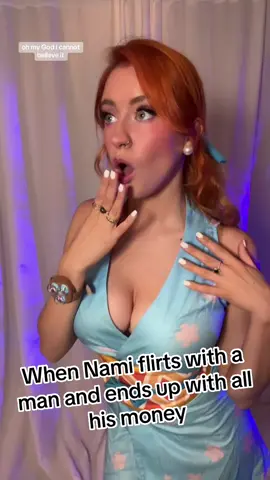 Oh my! I definitely didn’t plan for this to happen! 😏💸🥰  #nami #namiswan #onepiece #onepiececosplay #cosplay #cosplayer #anime #animegirl #namicosplay #weeb 