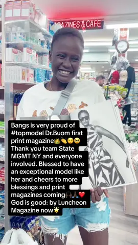 Follow Bangs Management to start your modeling career now.  Congratulations to Dr. Buom on her first print magazine.  Thank you team @STATE MGMT  ❤️🙏🏿🎉#fyp #fashionmodels #fashionmodels #fashion #modelingagency #models #fyp #models #drbuom ##motheragency #nyfashion #nymodels #fashionmagazine #luncheonmagazine #bangsmanagement #agency #modelsuccess #smartandbeautiful #fashionmodels #proud #nyc #fashiontiktok #topmodel #fashiontok #modelingagency #woohoo 