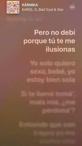 #KÁRMIKA #KAROLG #BadGyal #SeanPaul #AppleMusic #Lyrics #viral #parati #fypシ #tiktok 