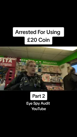 Part 2 - Arrested for using £20 Coin to pay for fuel. #fuel #oil #police 