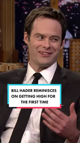 #BillHader reminisces on getting high for the first time. #FallonFlashback 