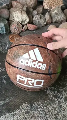 Have you ever seen a basketball like this?#stone #agate #crystals #gems #jade #relaxing #fypage 