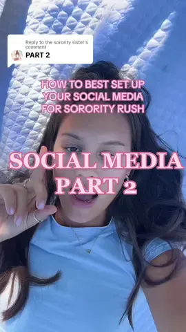 Replying to @the sorority sister social media is the way most actives look for PNMs to get excited anout (aka rush crush) before rush starts #sororityrecruitment #thesororitysister #rushadvice #socialmediatipsandtricks  #greenscreen 