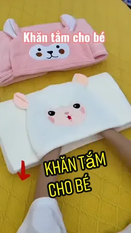 Khăn tắm cho bé, áo choàng tắm cho bé trai bé gái, vải siêu mịn, khả năng thấm hút nước cao, nhiều màu sắc và hình thù ngộ nghĩnh, đáng yêu #khantamchobe #khanchoangchobe #dogiadungthongminh #mevabe #tt #xh