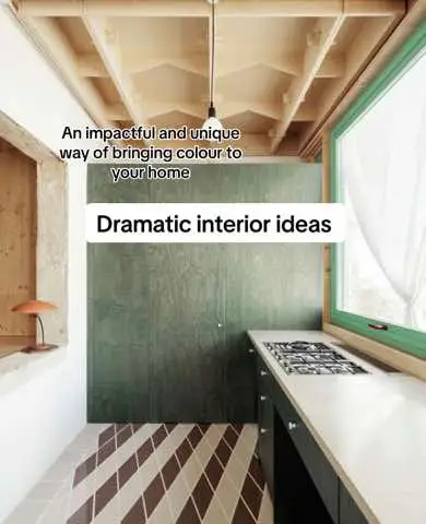 Something for the dramatic interior lovers #uniqueinteriors #interiordesigner #dramaticinteriors #stainedwood #uniqueinteriordesign #unusualinteriors 