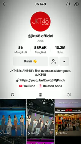 Jkt48 tunggu aku ya. #fypage #fypsounds #jkt48newera #jkt48fans #jkt48 #idoljkt48 #duniaentertainment 