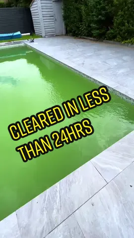 Pool cleared in less than 24hrs 😎😎 #hollayaboy #thep00lguy #satisfying #oddlysatisfying 