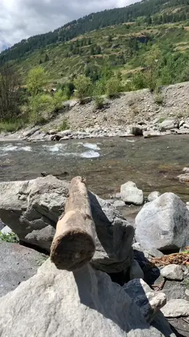 Asmrd wood (first vid ) #asmr #asmrwood #wild #water #rock 