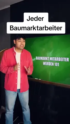 So sind doch gefühlt alle Baumarktmitarbeiter oder?😂 - Welchen Grundkurs als nächstes?😂