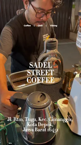 Sadel Coffee Street buka dari jam 4 Sore sampai jam 10 malam #streetcoffee #semarucoffedepok #coffedepok #coffeindonesia #pecintacoffee #depok24jam #chillcoffee 