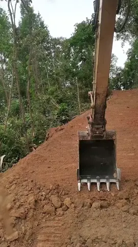 máy xúc mở đường #xuhuong #mayxuc #excavator 