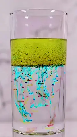 rainbow rain#scienceexperiments #scienceismagic #chemistryexperiment #steam #simpleexperiment 