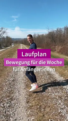 Laufplan für Anfänger:innen 😊 #sportmotivation #bewegung #fitnessmotivation #laufen #lauftipps #laufplan 